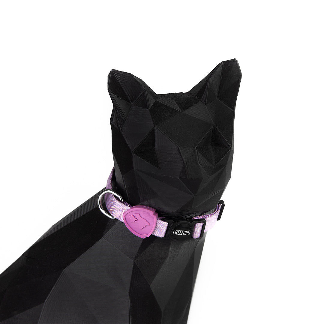 FreeFaro Breakaway Cat Collar with Safety Buckle — Lilac Collection