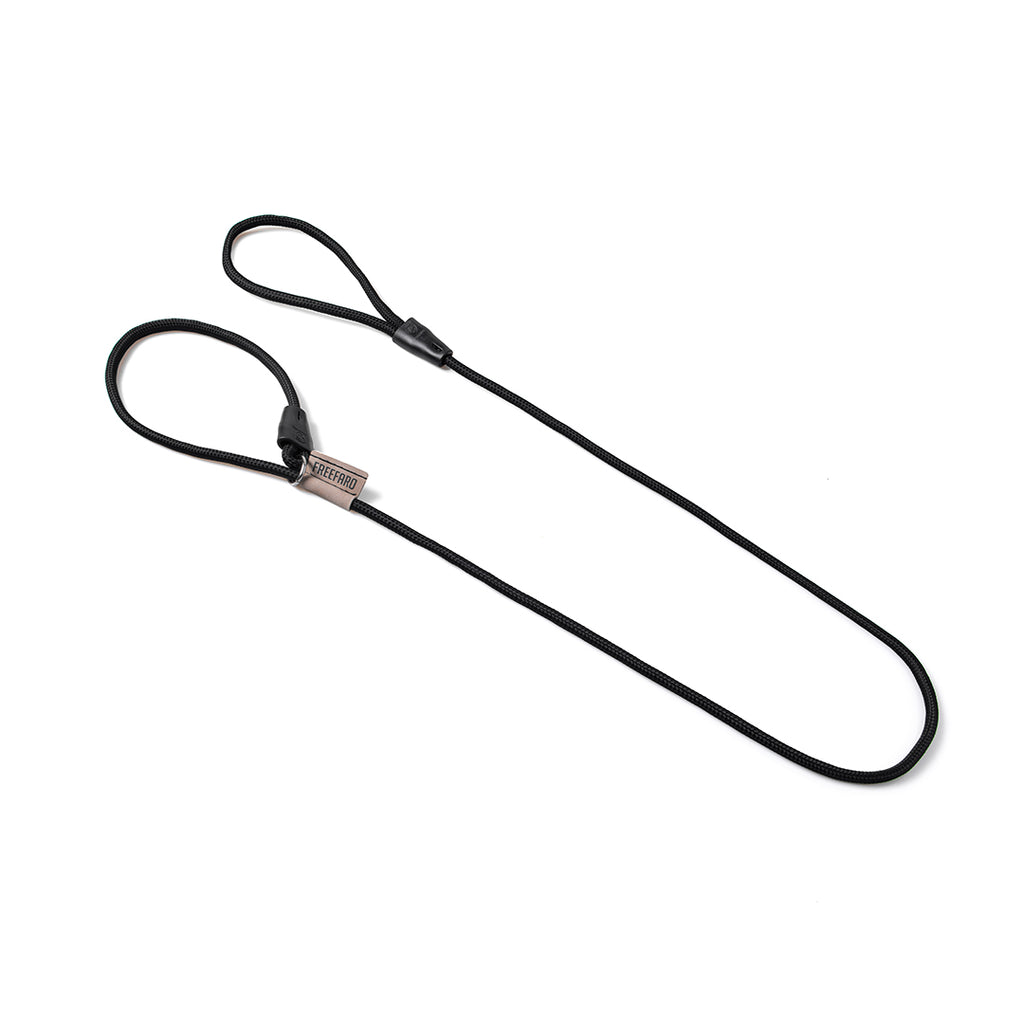 FreeFaro Dog Rope Slip Lead 2-in-1 Training Leash - Darkest Collection