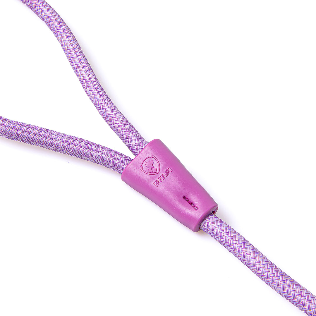 FreeFaro Dog Rope Slip Lead 2-in-1 Training Leash - Lilac Collection