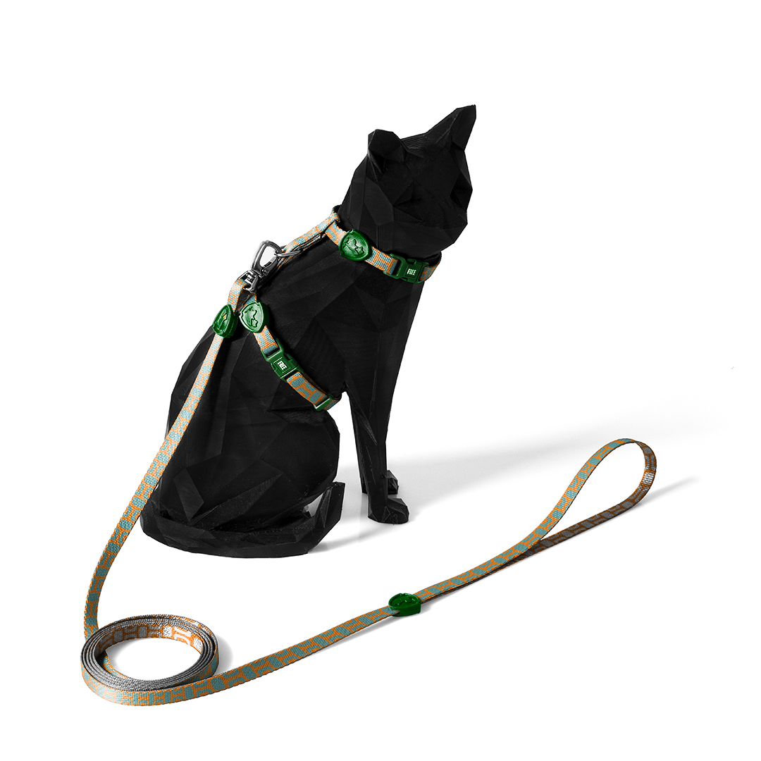 FreeFaro Harness with Leash for Cats — Ipanema Collection
