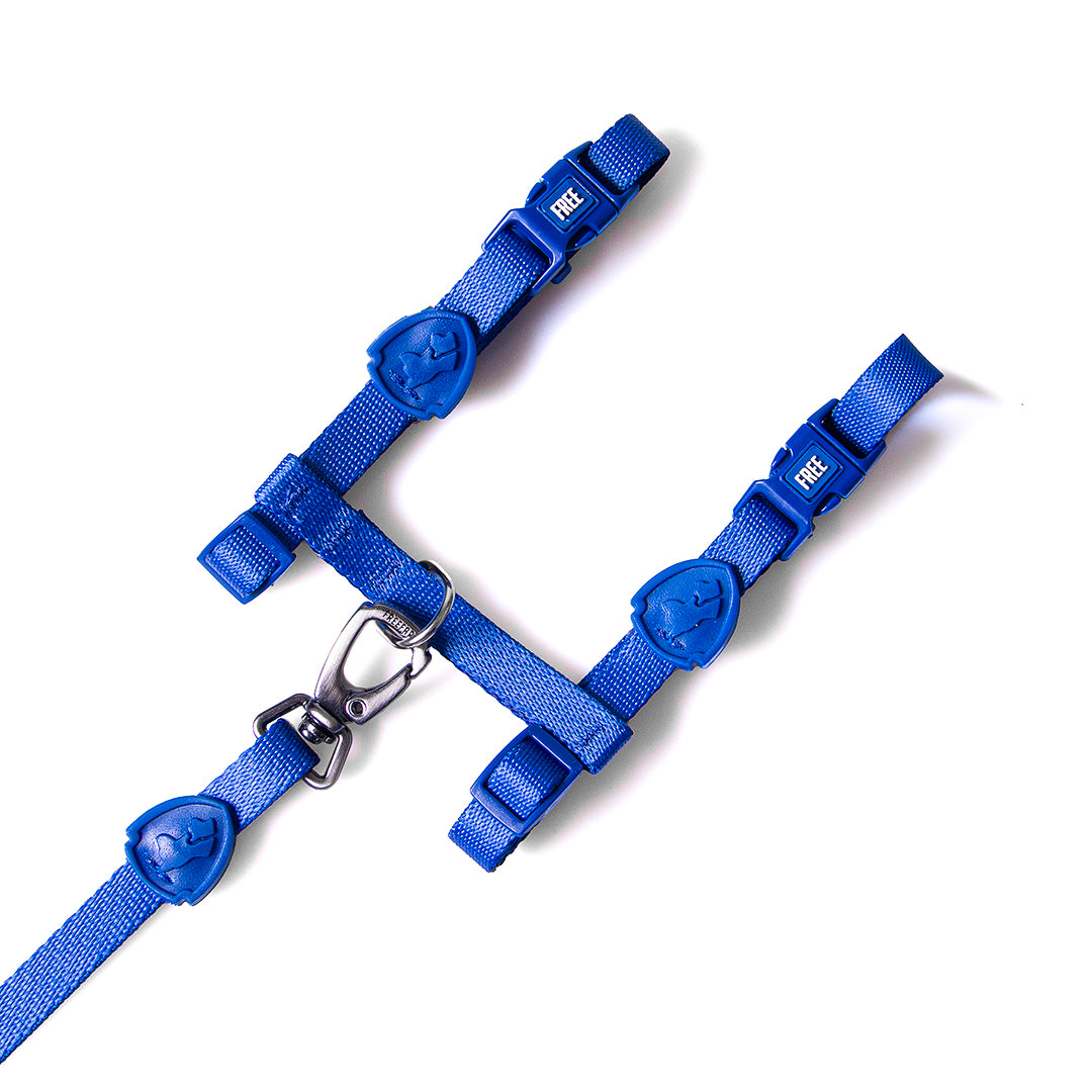 FreeFaro Harness with Leash for Cats — Total Blue Collection