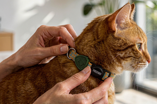 FreeFaro Katzenhalsband mit Sicherheitsverschluss – Kollektion Ipanema